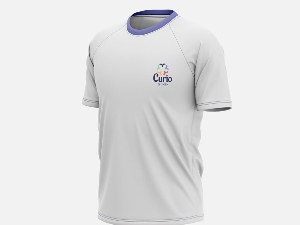Camiseta do uniforme com o logotipo