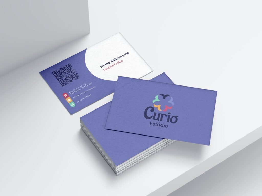 Cartões de visita do Curió