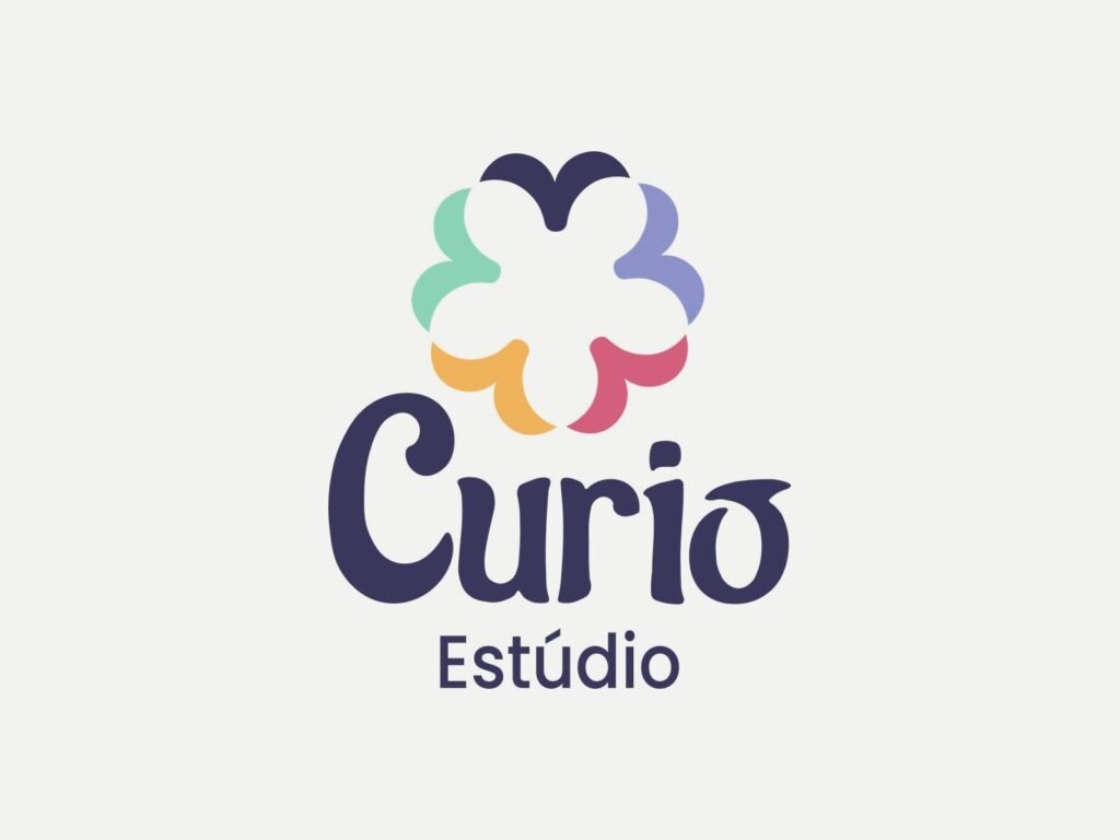 Versão vertical do logotipo do Curió