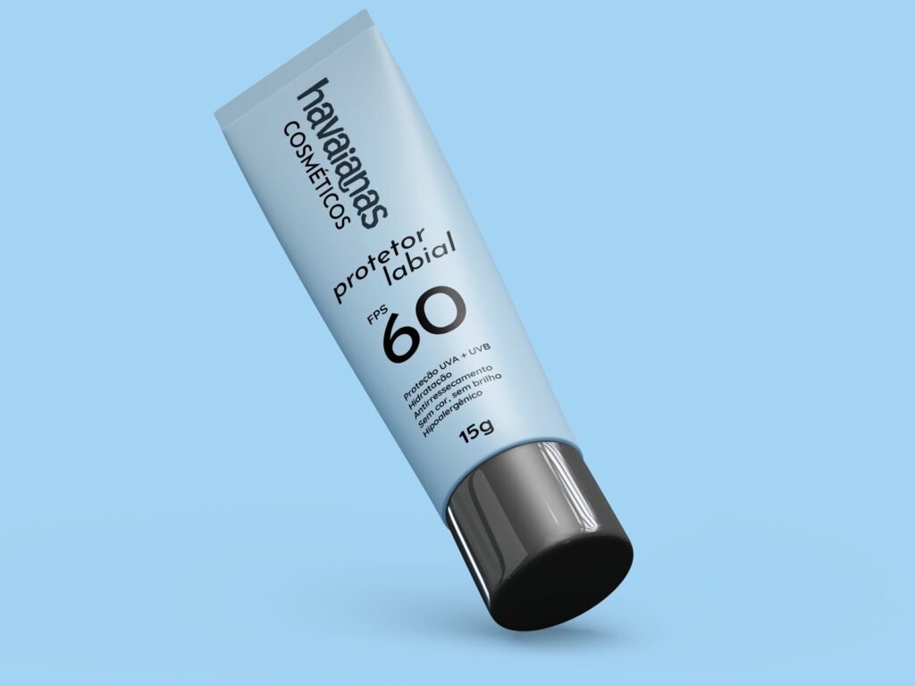 Protetor labial FPS 60 azul