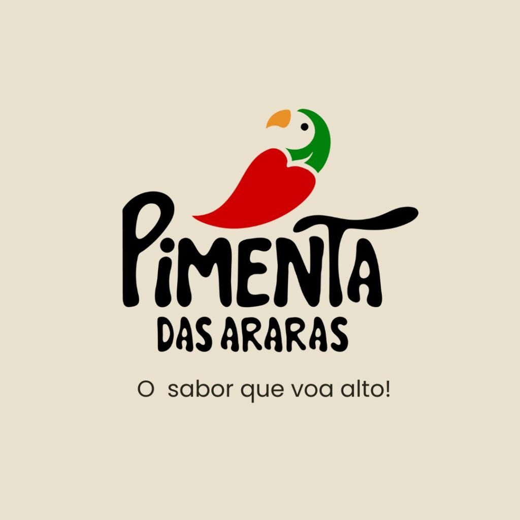 Pimenta das Araras logo with the tagline The flavour that flies high